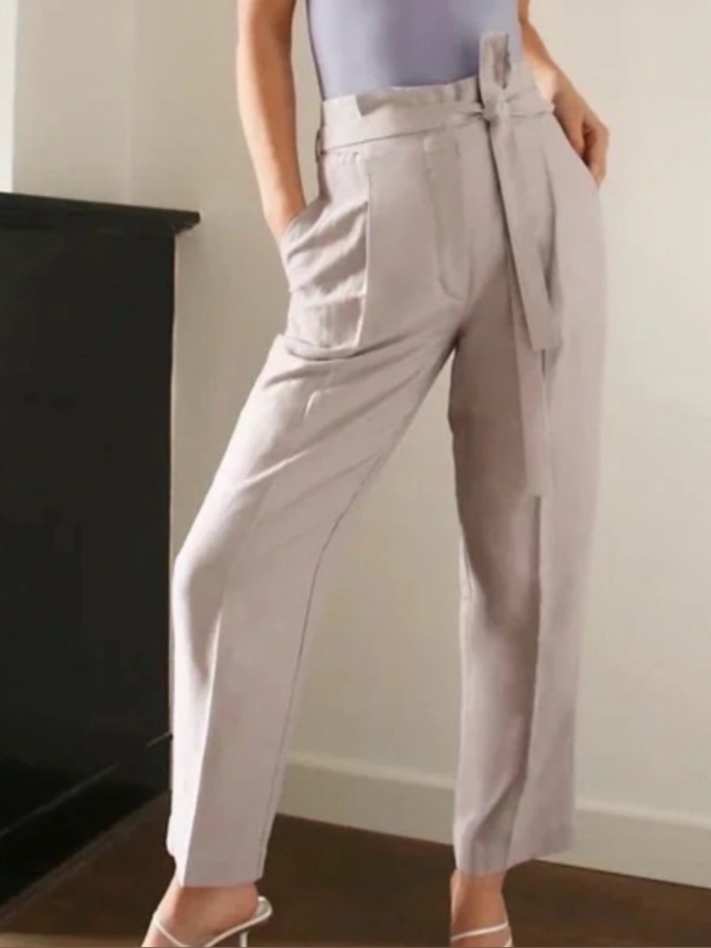 Aritzia Wilfred Proposal Pants in Gull Grey